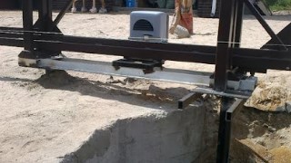 Купить сваи для ворот в Сергиев Посад. Заказать ворота на сваях под ключ от 21754 руб